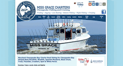 Desktop Screenshot of missgracecharters.com